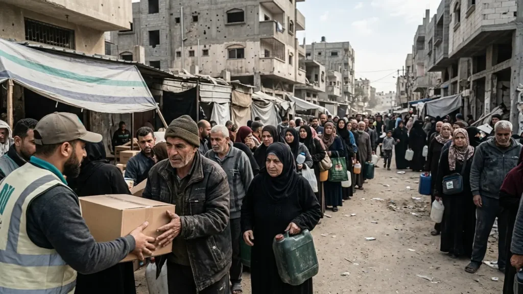 krisis air bersih di gaza - 04